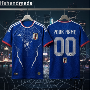 Japan National Team Spider Man Concept Soccer Jersey FIFA World Cup 2026 8 1 9