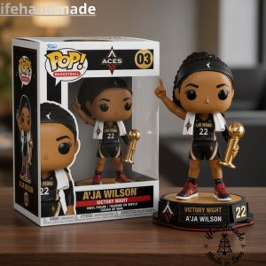 A’ja Wilson Victory Night MVP Collector Funko Pop Up Figure