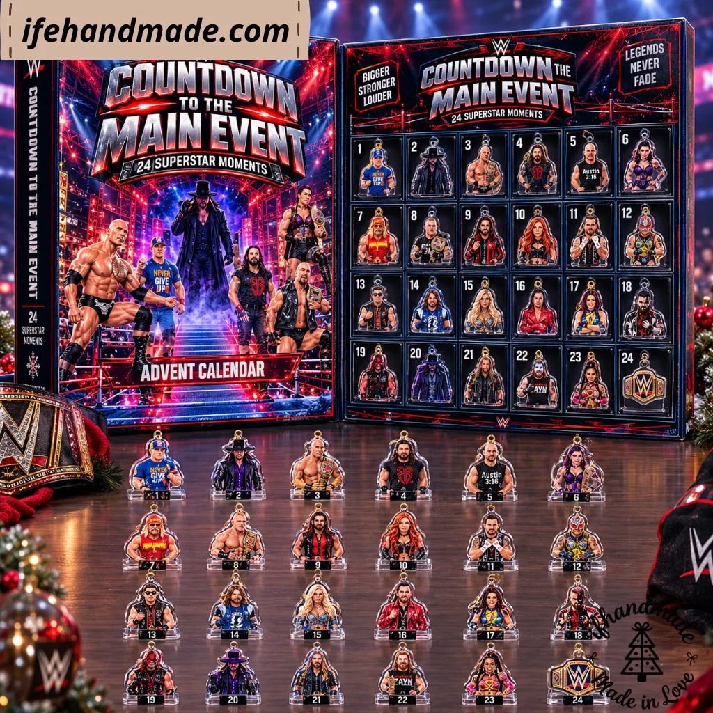 WWE Countdown To The Main Event Advent Calendar – 24 Superstar Moments Ornaments