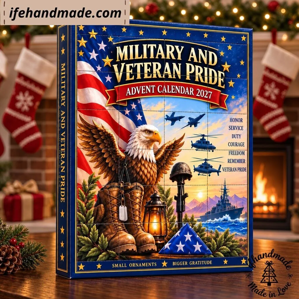 Military and Veteran Pride Advent Calendar 2027 – 24 Days Patriotic Tree Ornaments Set 10 Military and Veteran Pride Advent Calendar 2027 – 24 Days Patriotic Tree Ornaments Set