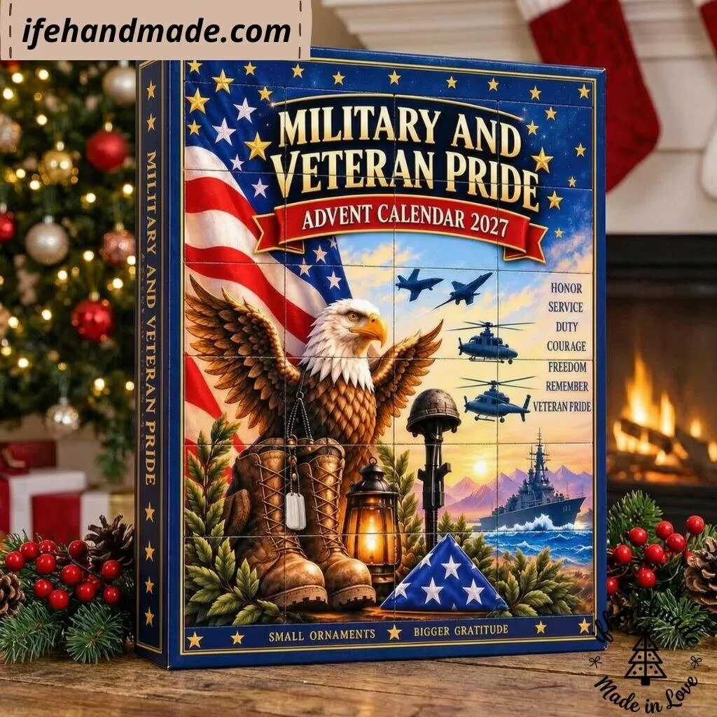Military and Veteran Pride Advent Calendar 2027 – 24 Days Patriotic Tree Ornaments Set 12 Military and Veteran Pride Advent Calendar 2027 – 24 Days Patriotic Tree Ornaments Set