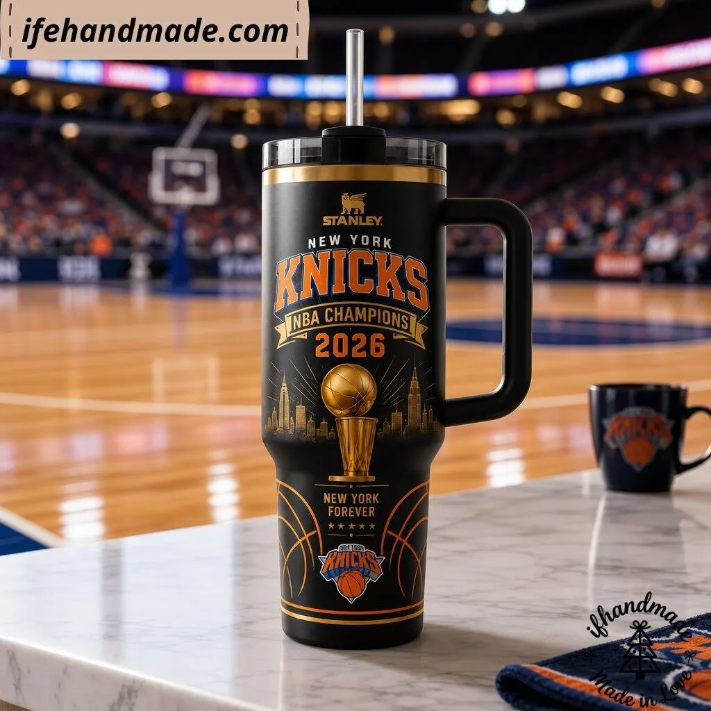 New York Knicks 2026 NBA Champions Stanley Tumbler 40 oz – Stainless Steel Travel Cup