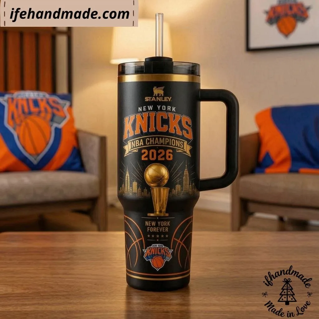 New York Knicks 2026 NBA Champions Stanley Tumbler 40 oz – Stainless Steel Travel Cup 7 New York Knicks 2026 NBA Champions Stanley Tumbler 40 oz – Stainless Steel Travel Cup