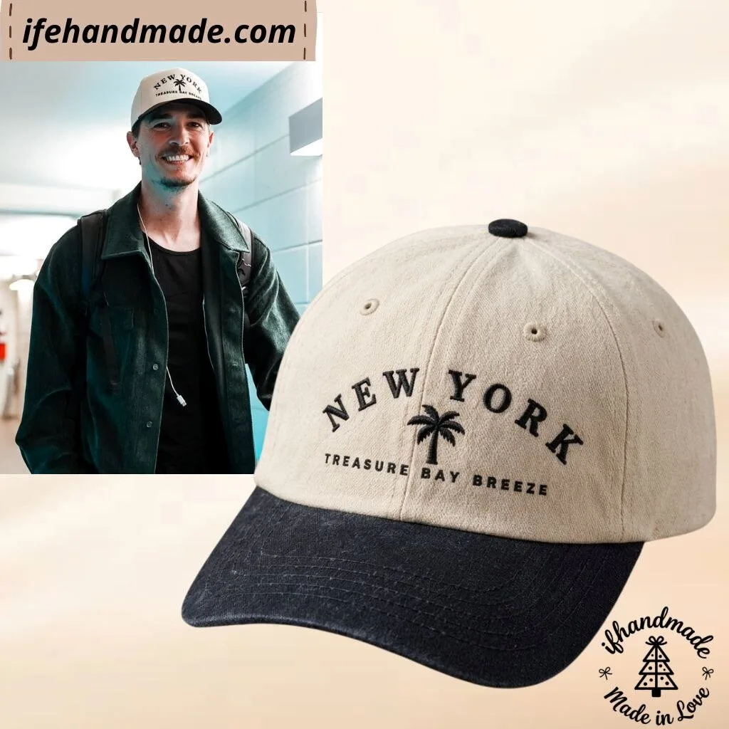 Max Fried New York Treasure Bay Breeze Palm Tree Baseball Cap