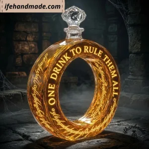 Lord of the Rings One Ring Glass Whiskey Decanter 3