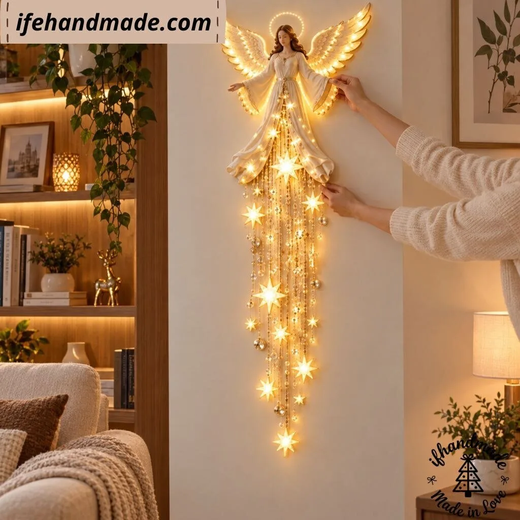 Angel Blessing Wall Light