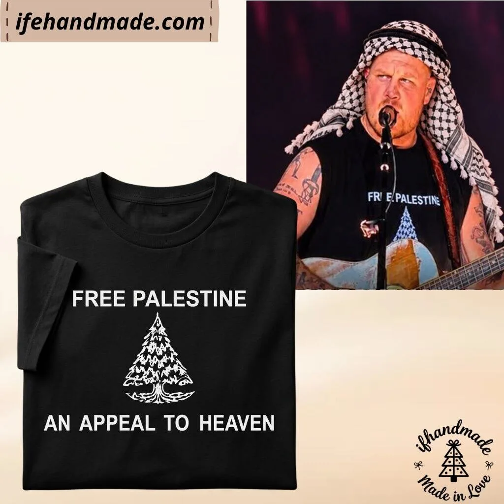 Zach Bryan Free Palestine Shirt at Kraft's Stadium