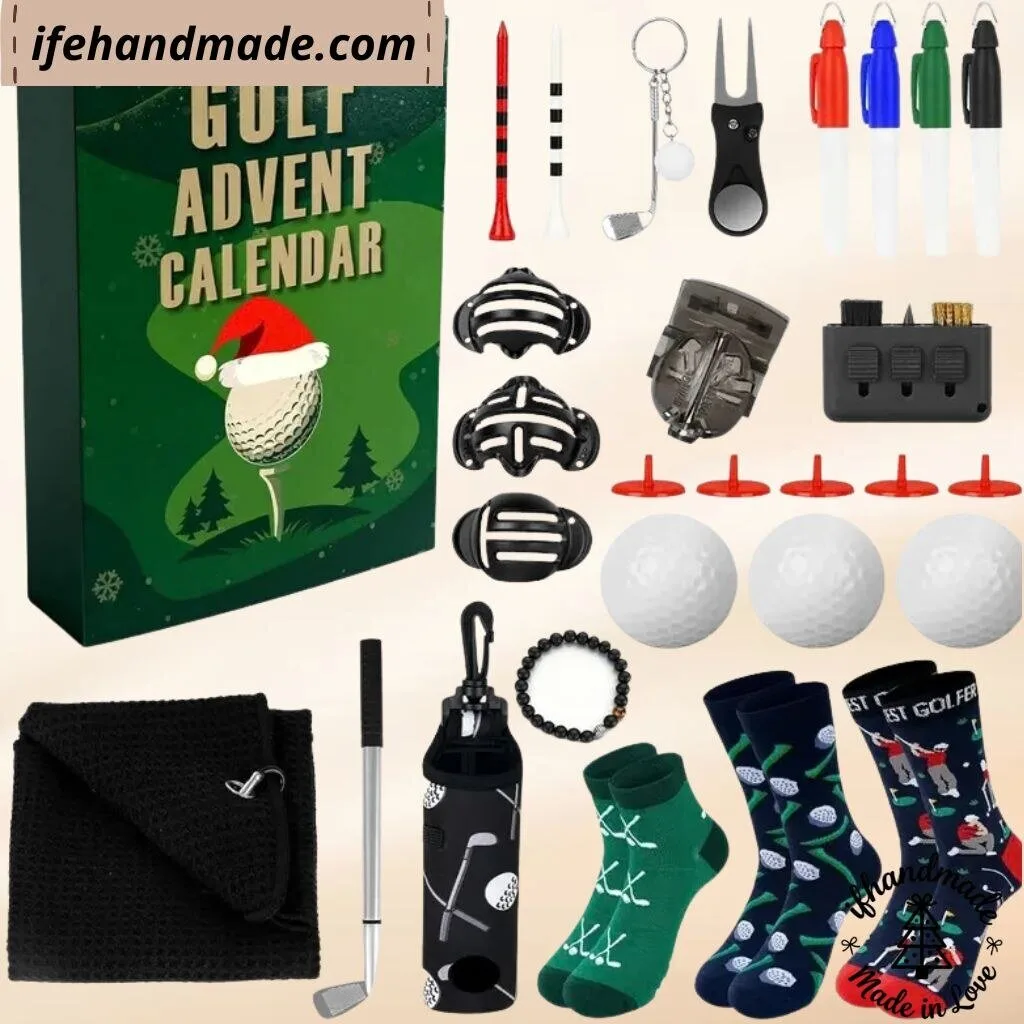 Golf Advent Calendar 2026 – 24 Days Golf Accessories Gift Set Box