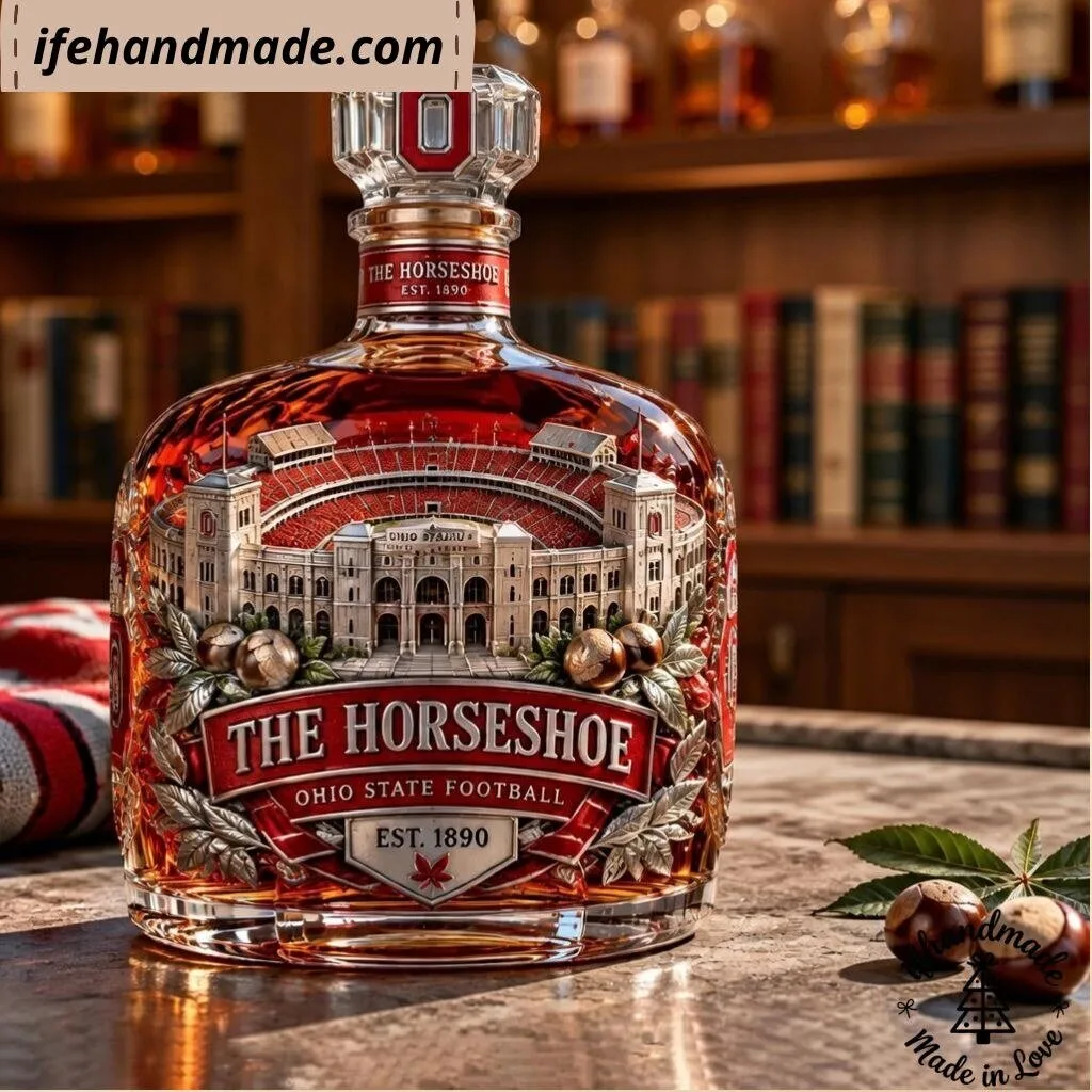Ohio State Buckeyes The Horseshoe Whiskey Decanter 2026 – Crystal Stadium Decanter 4 Ohio State Buckeyes The Horseshoe Whiskey Decanter 2026 – Crystal Stadium Decanter