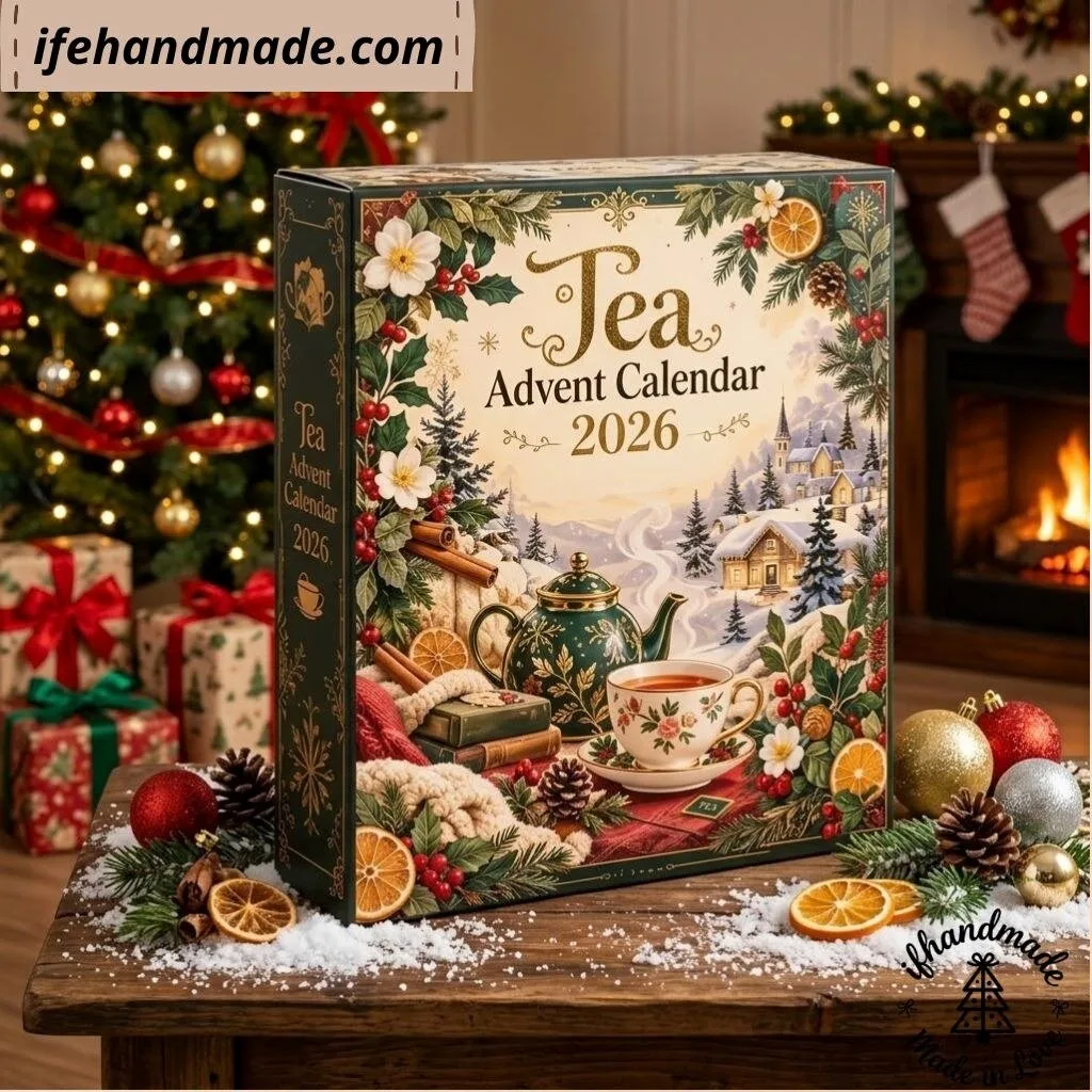 24 Days Tea Advent Calendar 2026 – Cozy Tea Lover Christmas Gift 9 24 Days Tea Advent Calendar 2026 – Cozy Tea Lover Christmas Gift