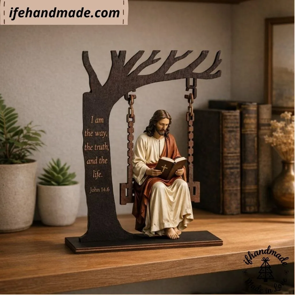 🔥✝️📚Christian Jesus Swing Ornament