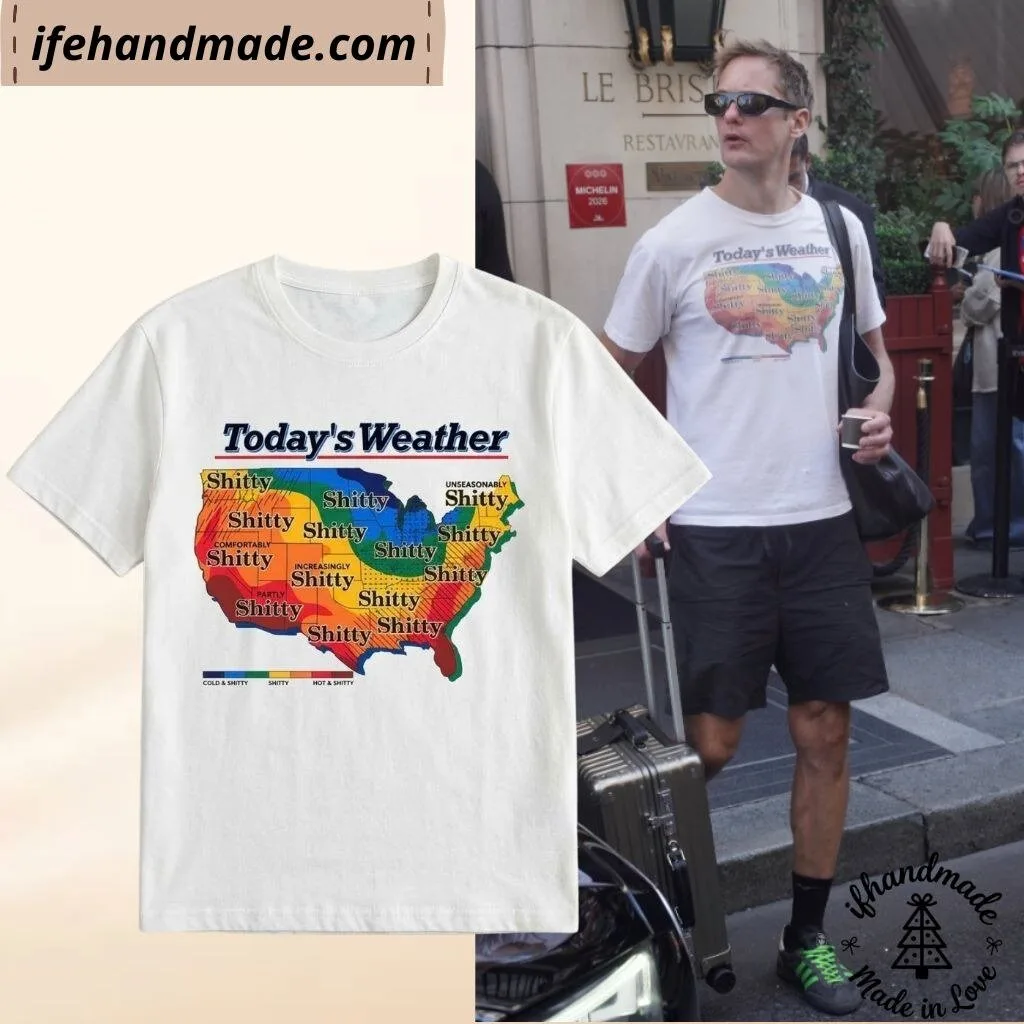 Alexander Skarsgard Today’s Weather Shitty Weather Shirt