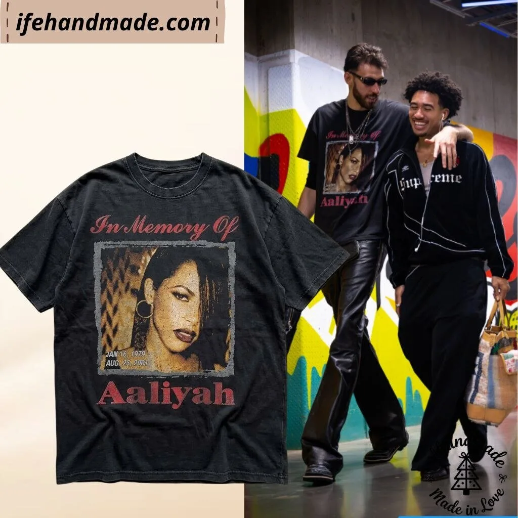 Chet Holmgren 2001 Aaliyah (In Memory Of) 'Try Again' Rare Shirt