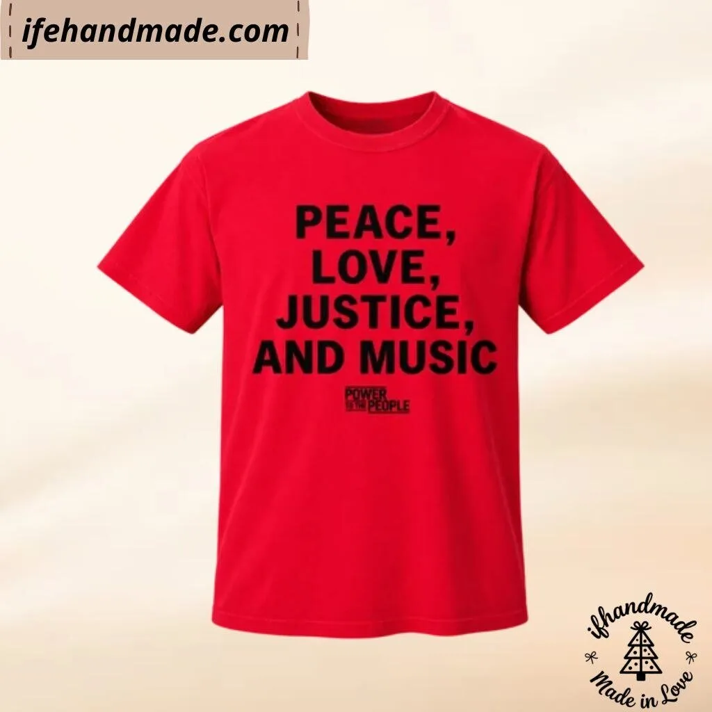 Tom Morello Power To The People Peace Love Justice And Music Shirt 8 Tom Morello Power To The People Peace Love Justice And Music Shirt