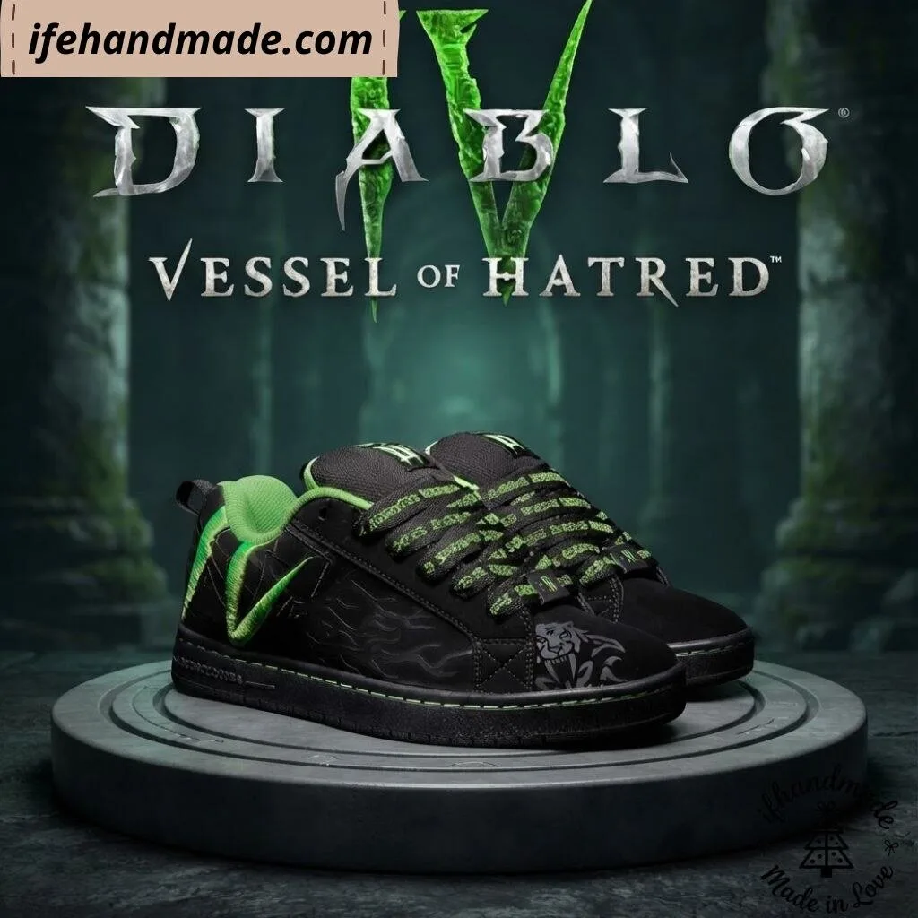 Diablo IV Court Graffik Diablo Shoes Sneakers