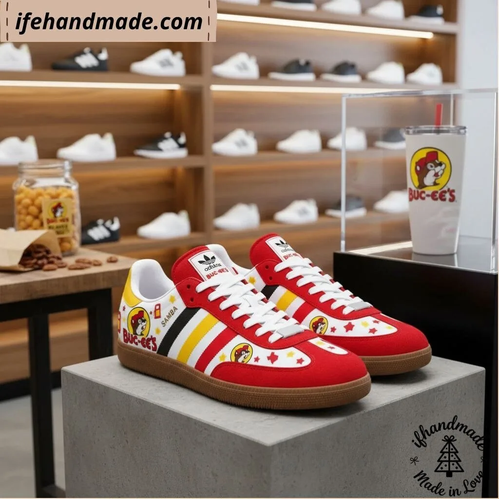 Buc-ee's x Adidas Samba Shoes 2026 11 Buc-ee