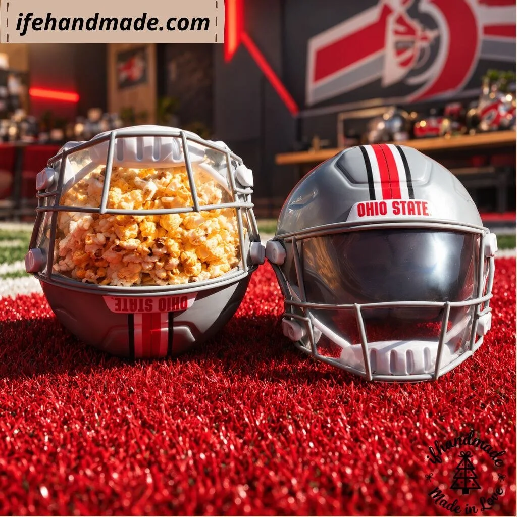 Ohio State Buckeyes Football Helmet Popcorn Bucket 2026 4 Ohio State Buckeyes Football Helmet Popcorn Bucket 2026