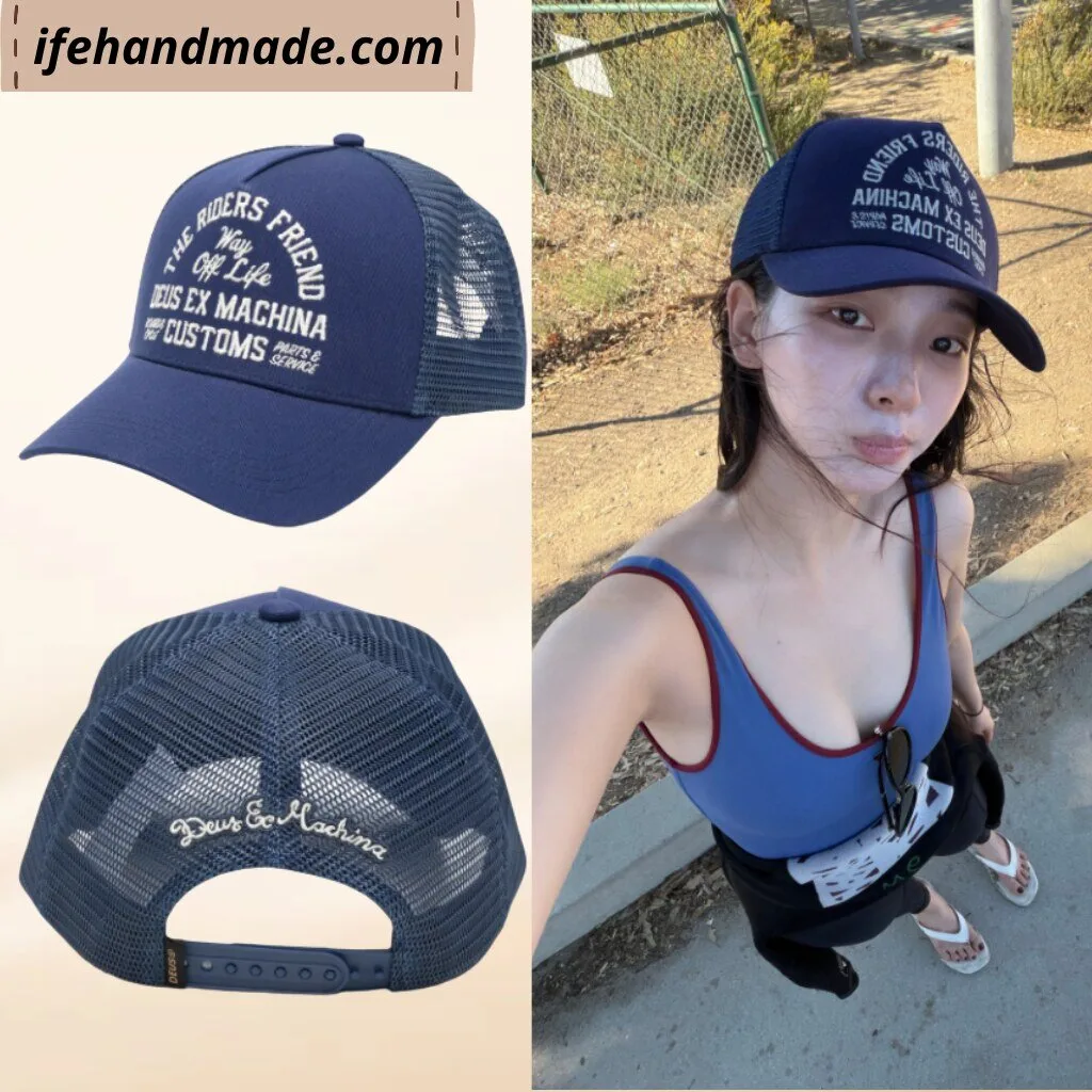 Karina (Yu Jimin) Aespa Deus Ex Machina Shook Ones Trucker Cap