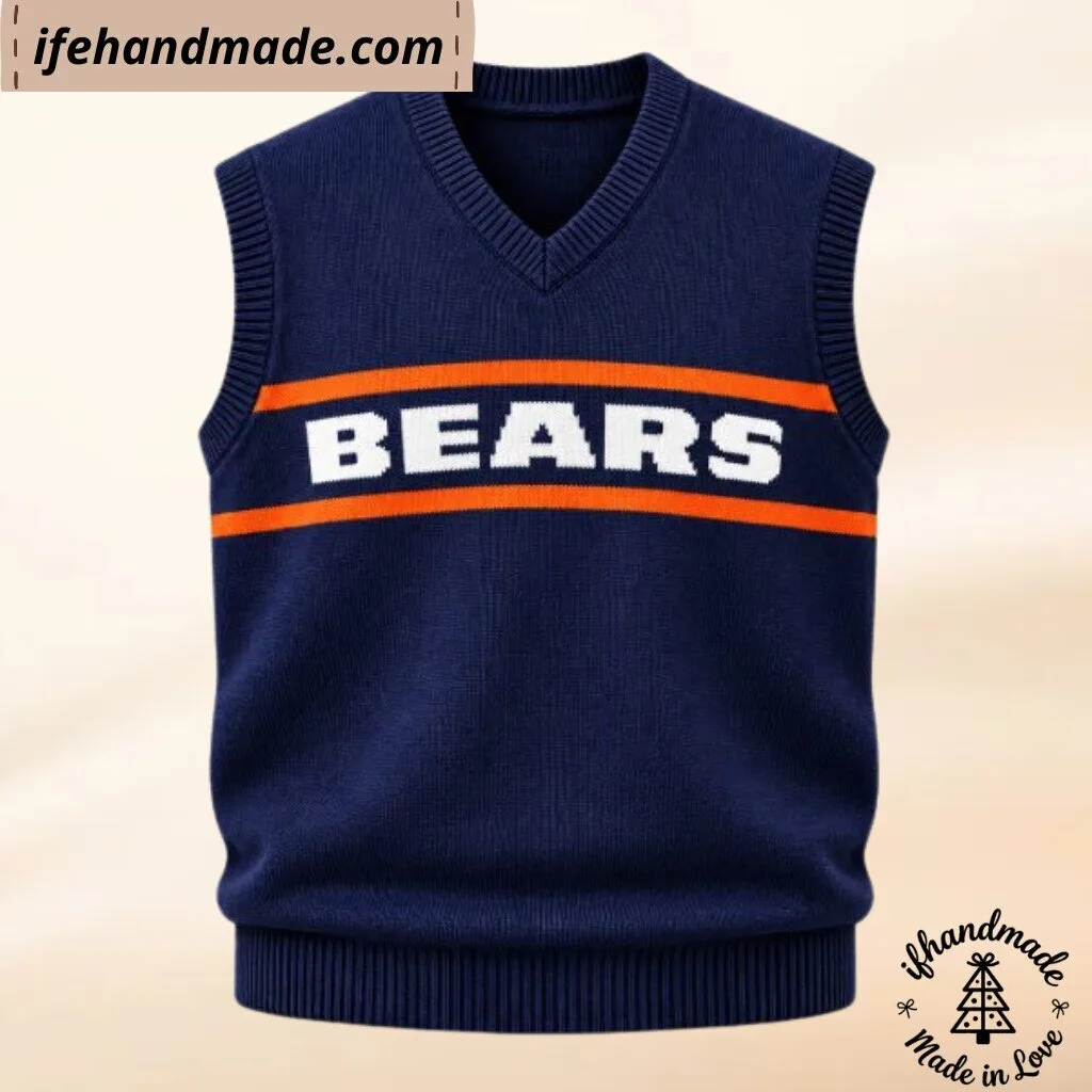 Da Coach Mike Ditka Bears Sweater Vest
