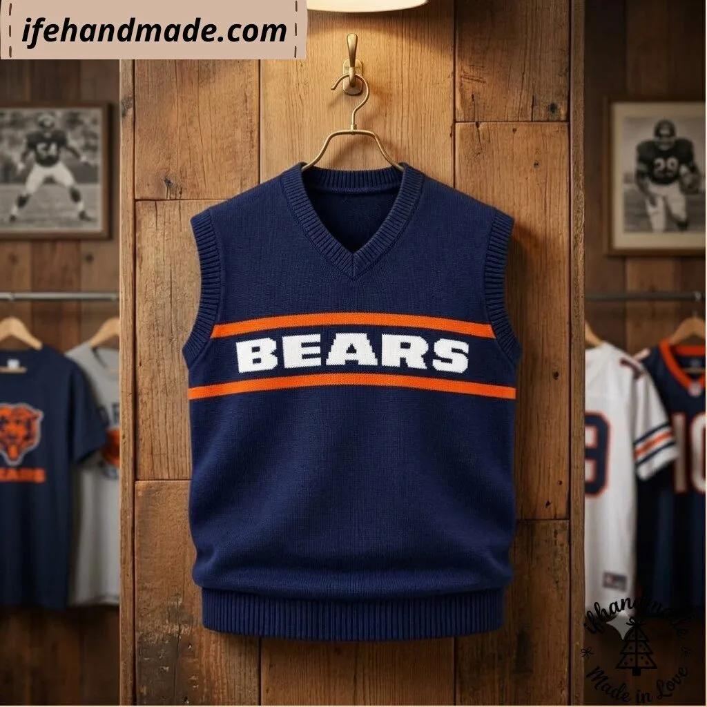 Da Coach Mike Ditka Bears Sweater Vest 7 Da Coach Mike Ditka Bears Sweater Vest