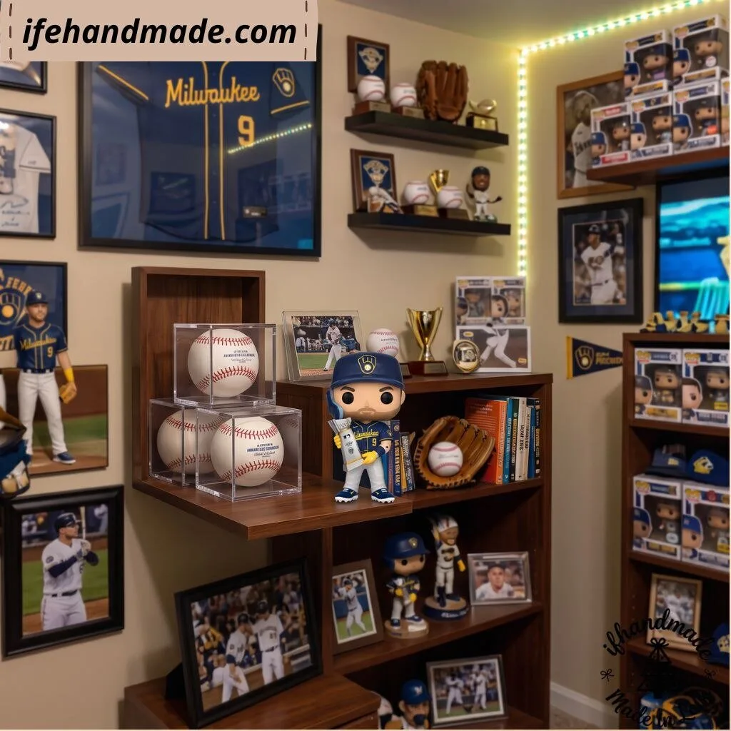 Funko Pop! MLB Milwaukee Brewers Jake Bauers 2026 NLCS MVP Figure 9 Funko Pop! MLB Milwaukee Brewers Jake Bauers 2026 NLCS MVP Figure
