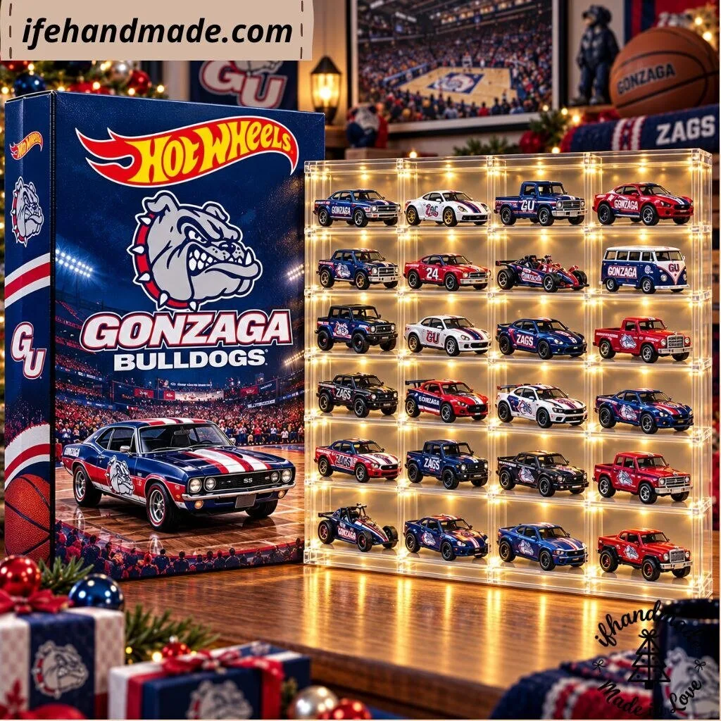 Gonzaga Bulldogs Hot Wheels Advent Calendar