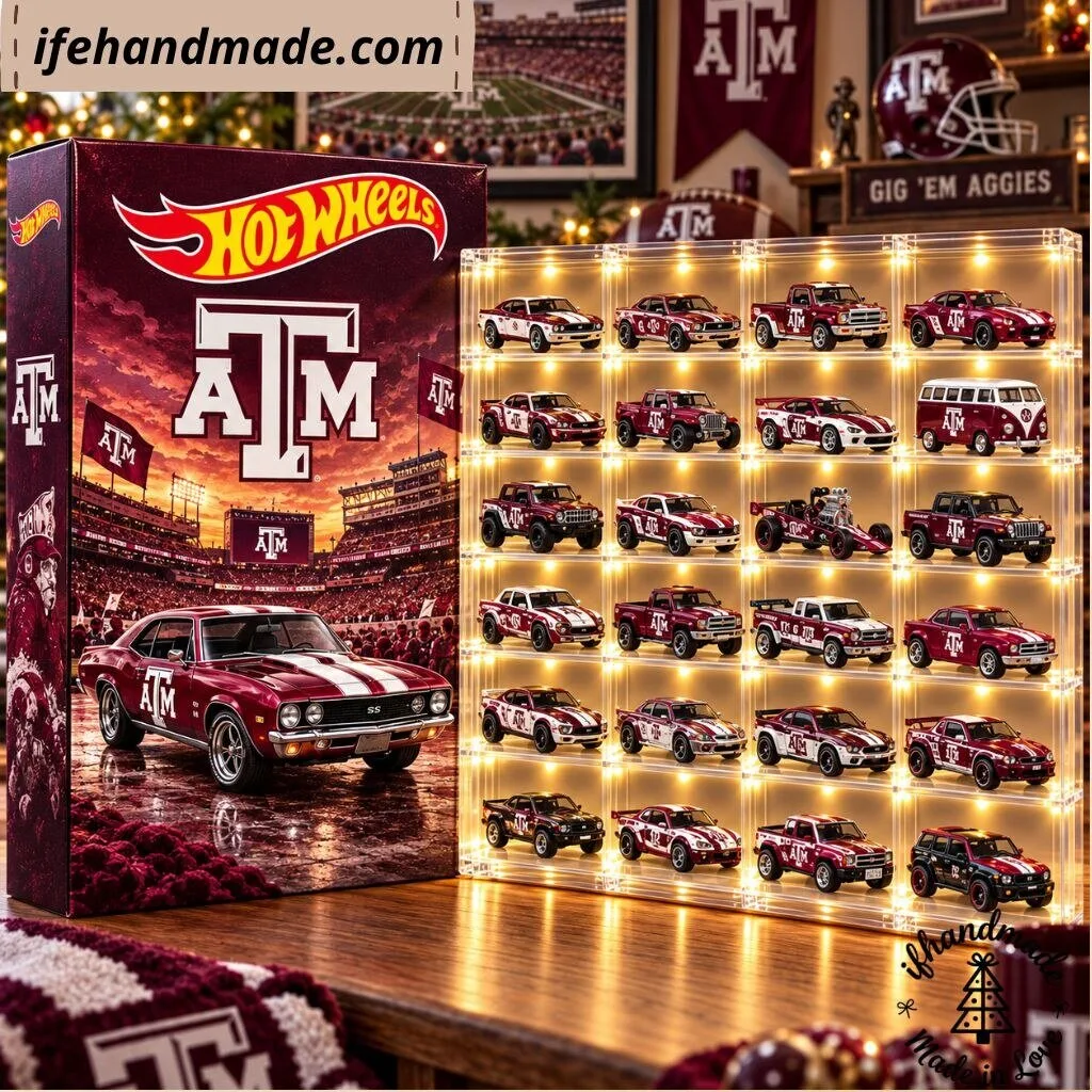 Texas A&M Aggies Hot Wheels Advent Calendar