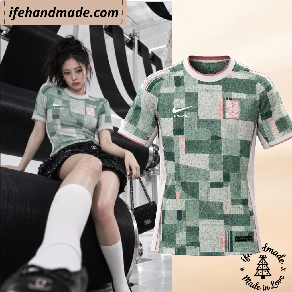 1 South Korea x Nike x Chanel Print Soccer Jersey
