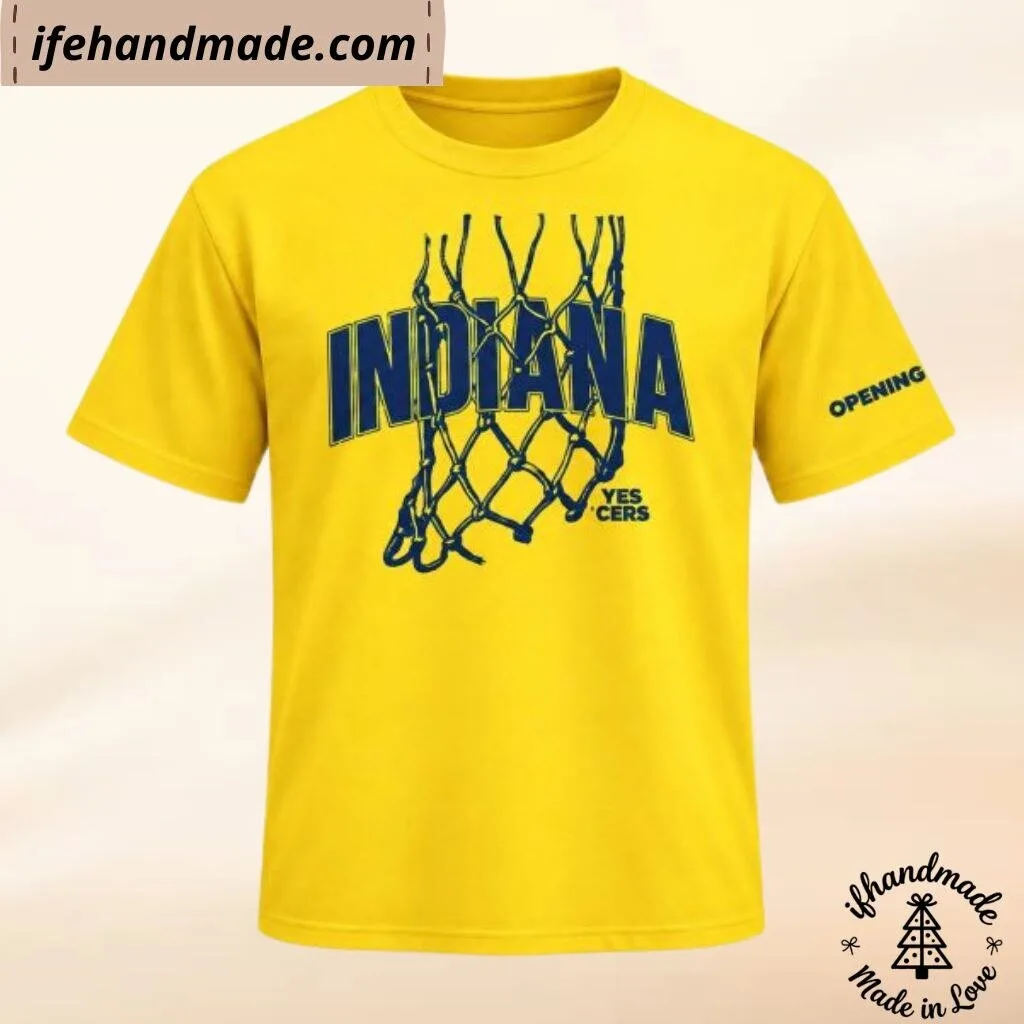 Pacers Indiana Yes Cers Gold Out Opening Night 2026 Shirt