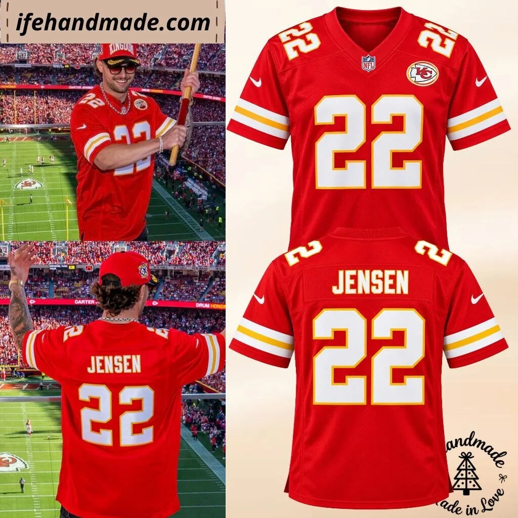 Carter Jensen Kansas City Chiefs Football Jersey