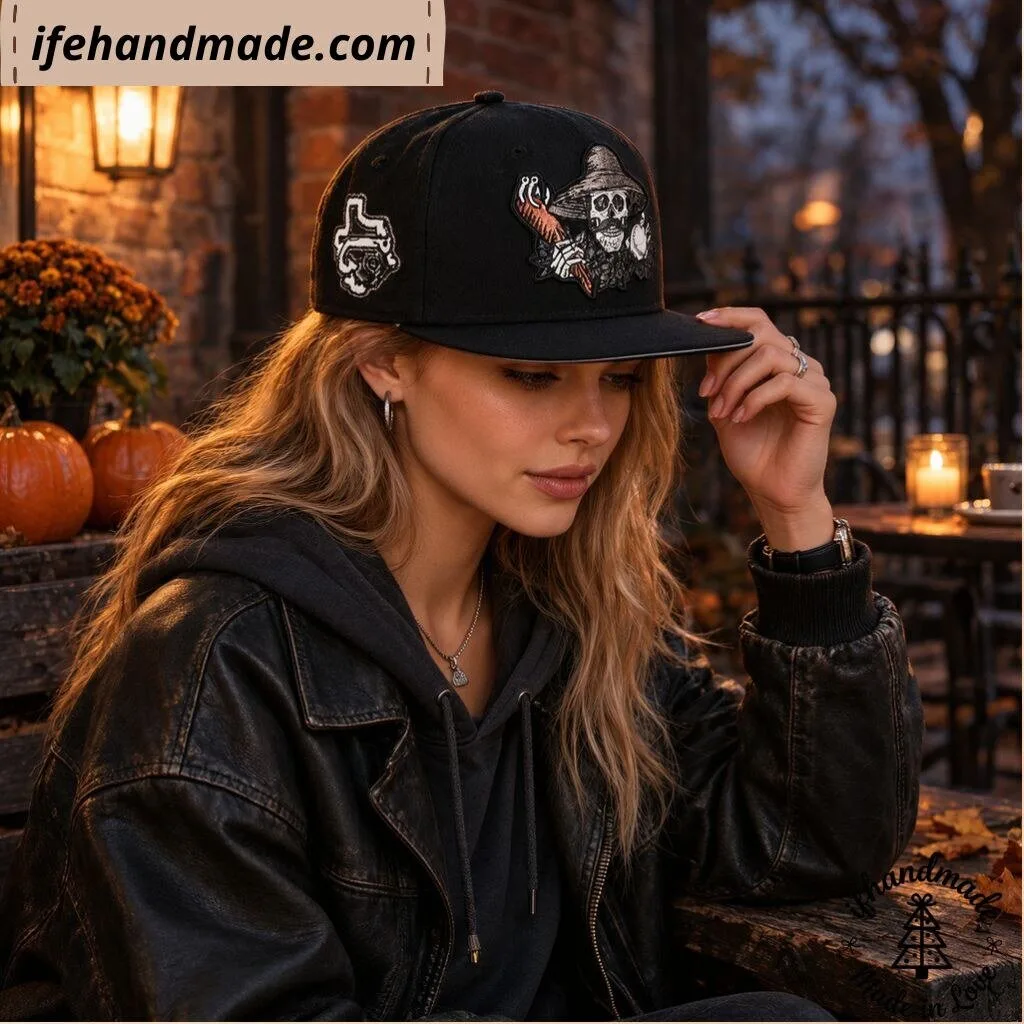 Halloween Skeleton Scarecrow Snapback Hat - Spooky Horror Baseball Cap 9 Halloween Skeleton Scarecrow Snapback Hat - Spooky Horror Baseball Cap