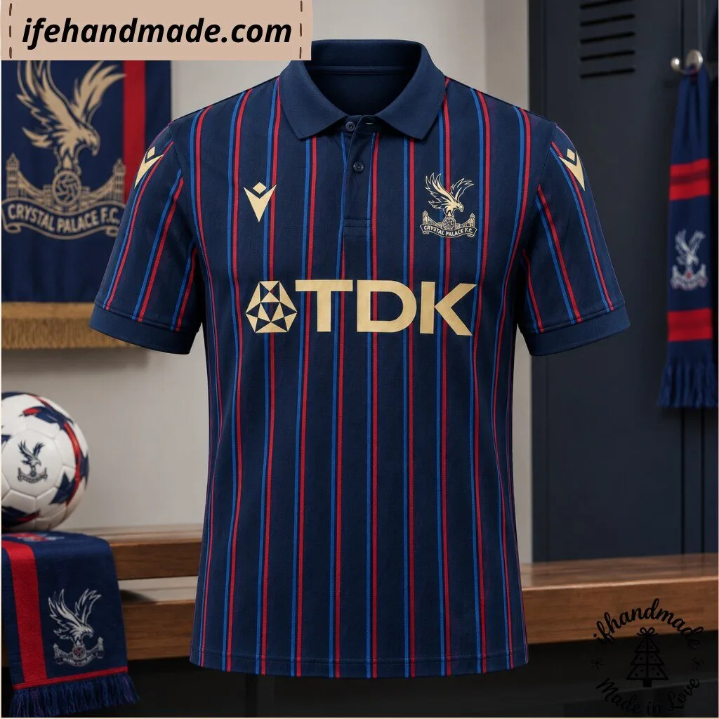 Crystal Palace F.C. Retro TDK Polo Shirt