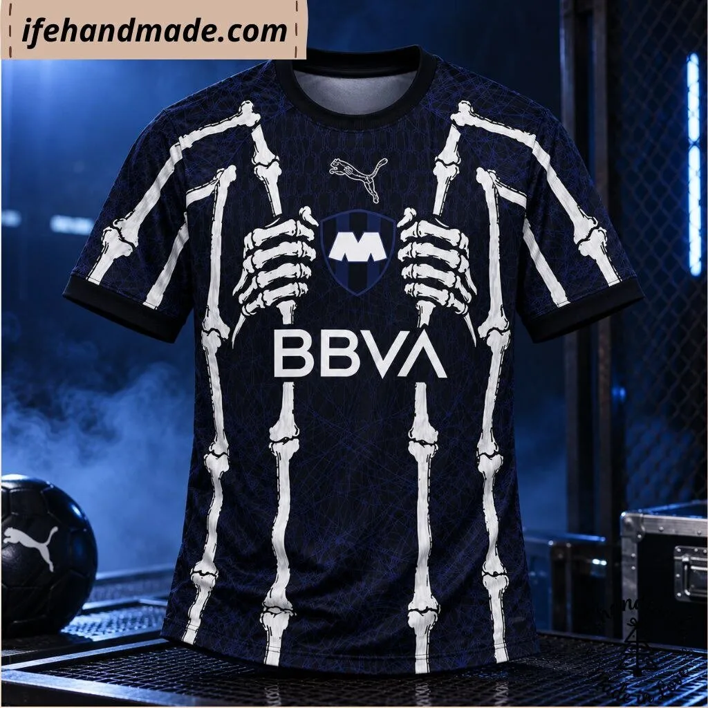 Rayados x PUMA: Day of the Dead 2026 4th Kit Soccer Jersey