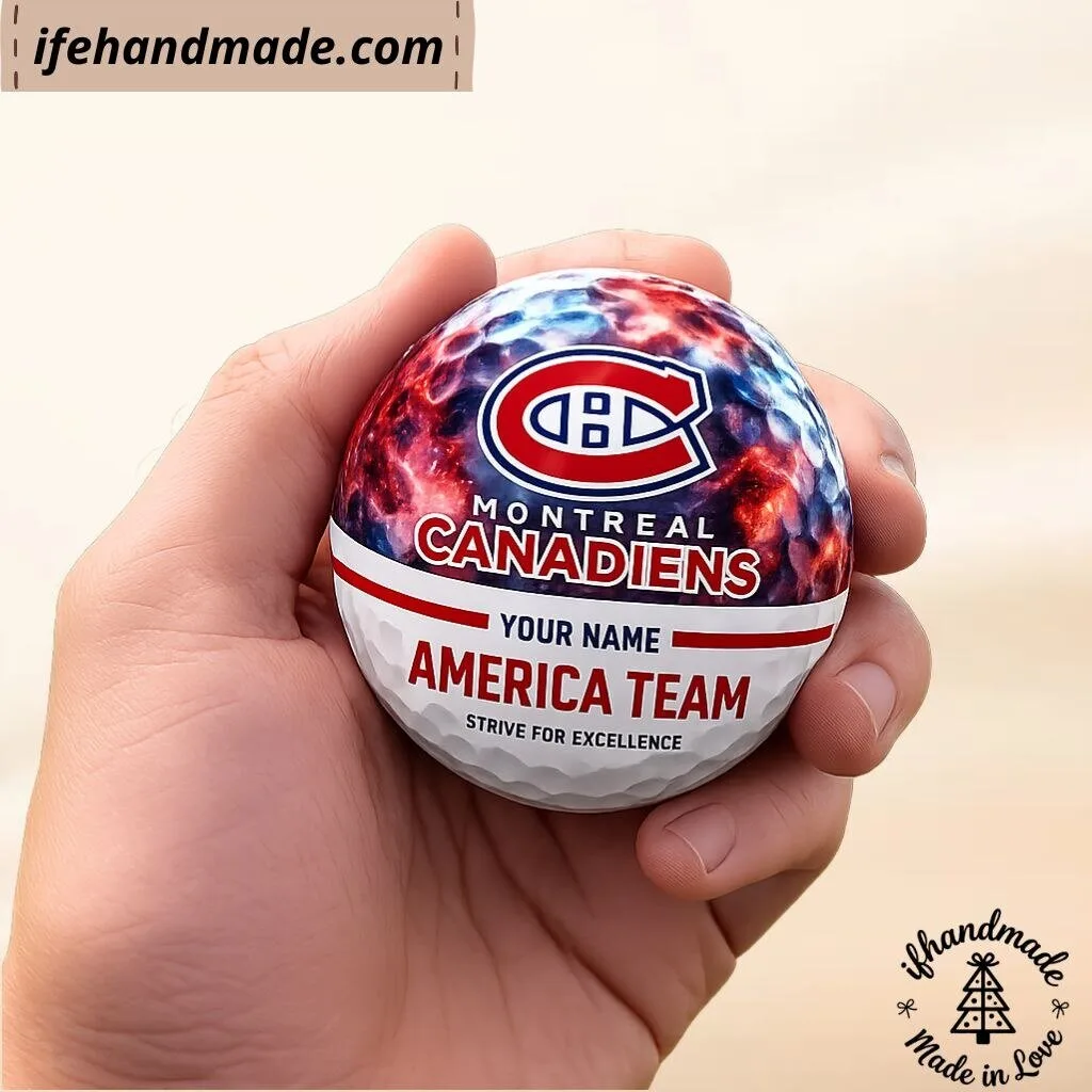 Montreal Canadiens Titleist Print Golf Balls