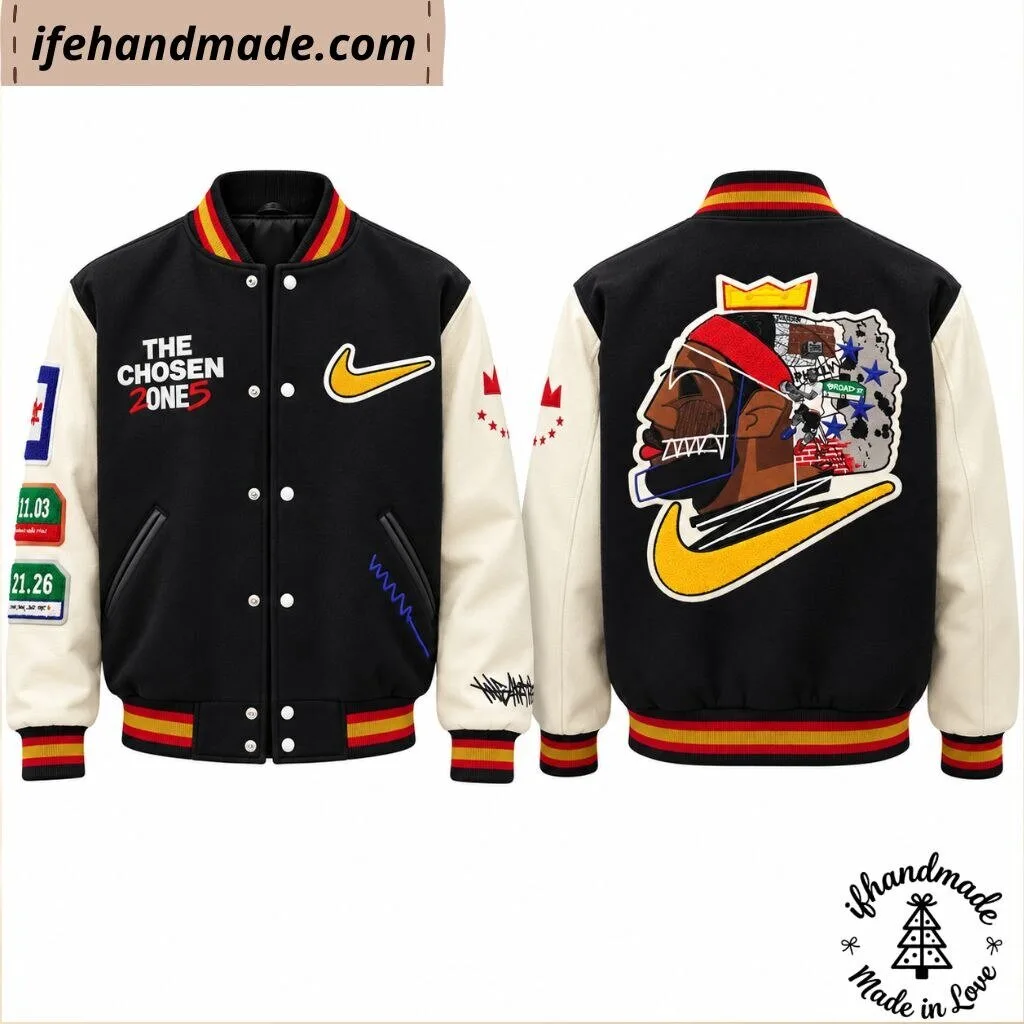 LeBron James The Chosen 1 Zone 5 Baseball Jacket