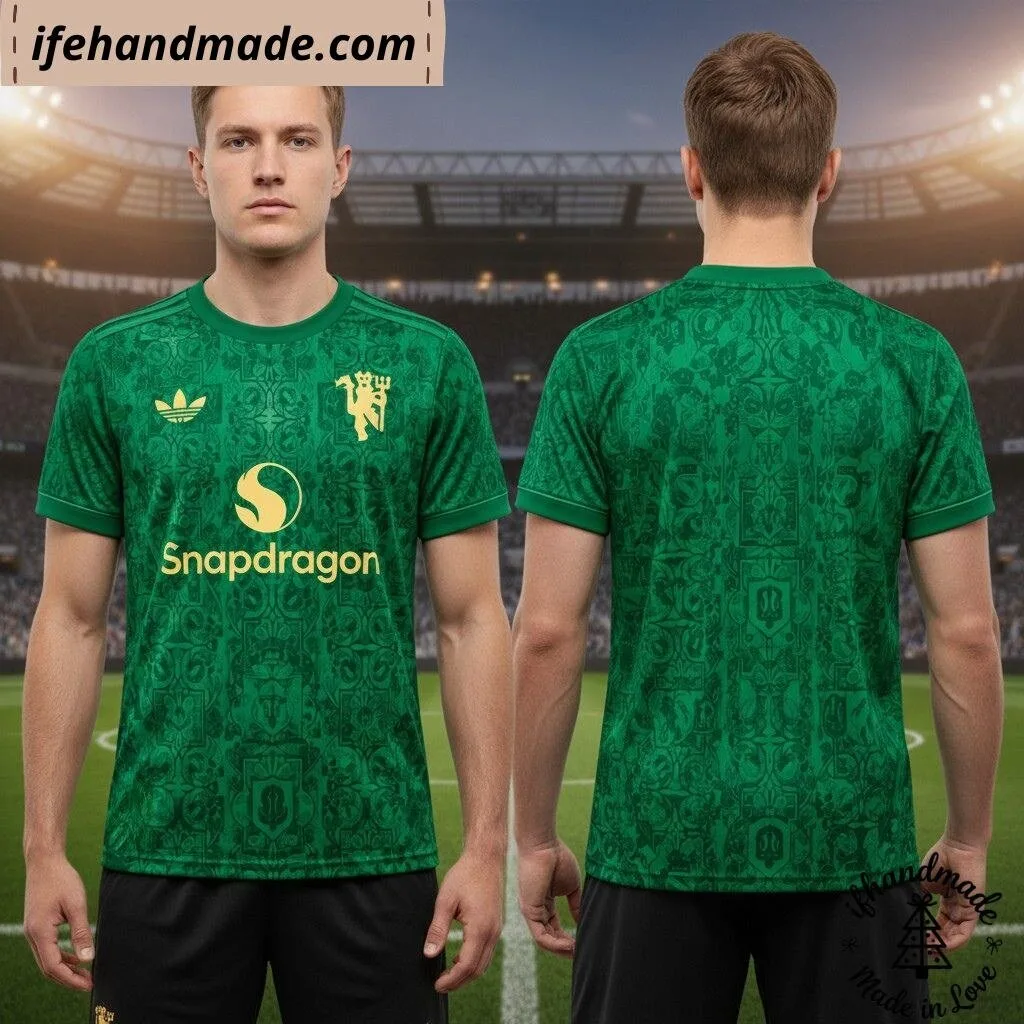 Adidas Manchester United 2026–27 125th Anniversary 4th Kit Soccer Jersey 9 Adidas Manchester United 2026–27 125th Anniversary 4th Kit Soccer Jersey