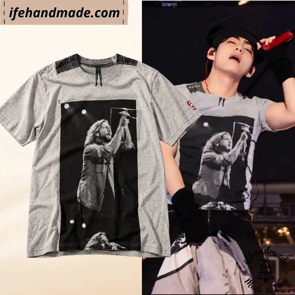 BTS V Takahiromiyashita The Soloist x Pearl Jam 20th Anniversary (PJ20) Graphic Shirt 4 BTS V Takahiromiyashita The Soloist x Pearl Jam 20th Anniversary (PJ20) Graphic Shirt