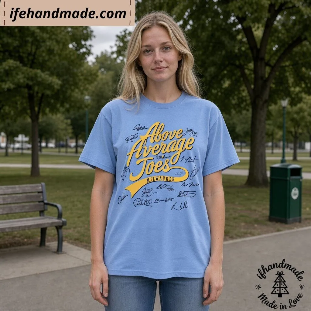 Justin Vernon Milwaukee Baseball The Above Average Joes Players Signatures shirt 10 Justin Vernon Milwaukee Baseball The Above Average Joes Players Signatures shirt