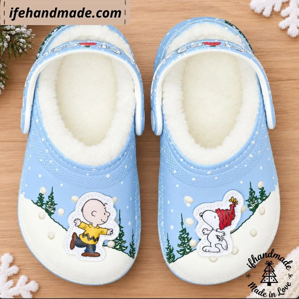Toddler Peanuts Holiday Classic Lined Clog (Crocs x Peanuts)