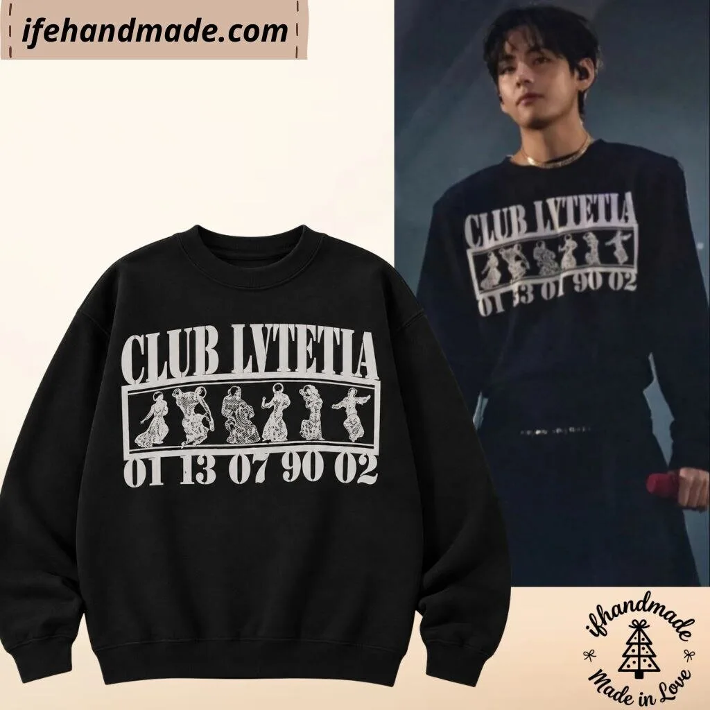BTS V Vaquera Shoulder Pad Sweatshirt
