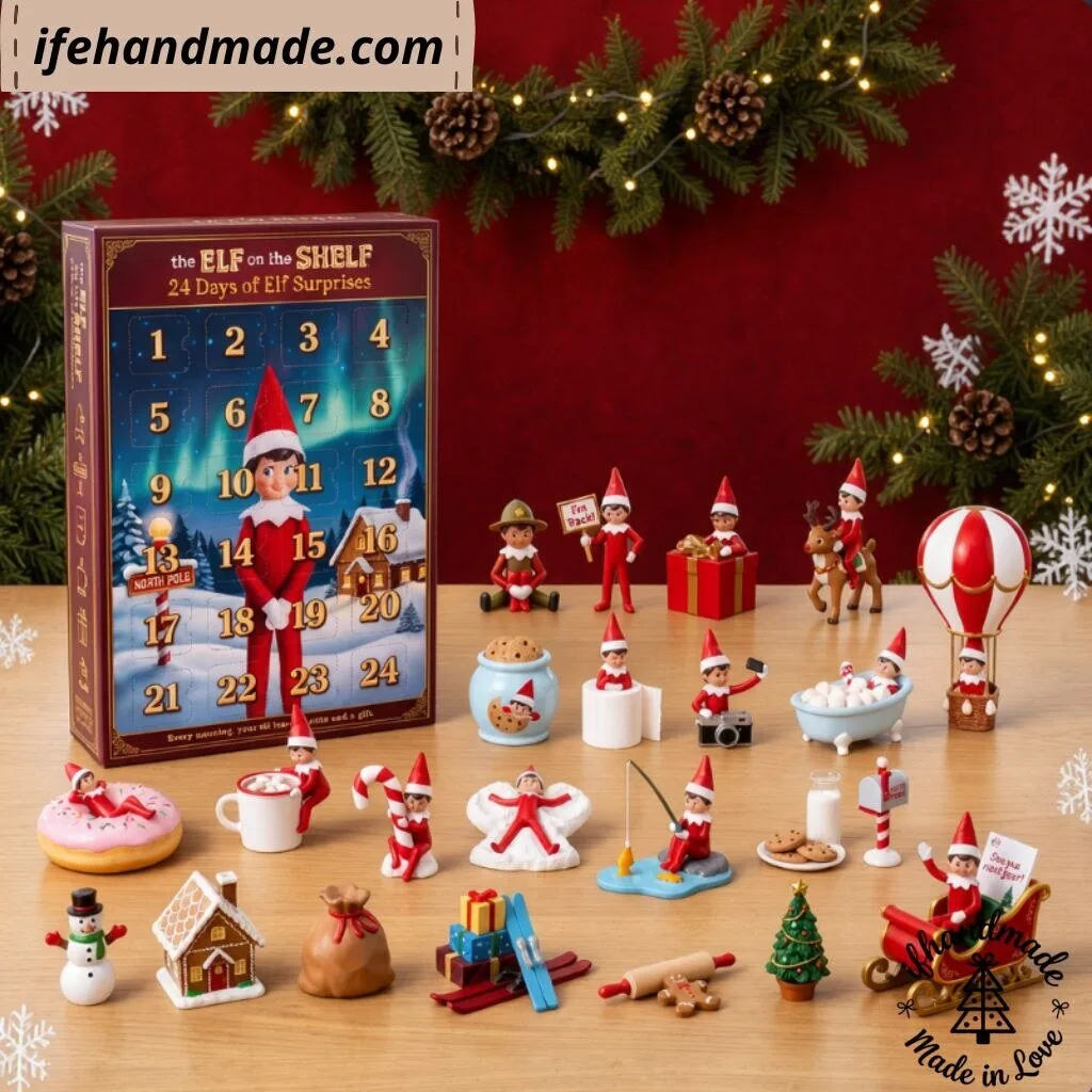 The Elf on the Shelf Advent Calendar 2026 - 24 Days Wood Charms of Elf Surprises Set 3 The Elf on the Shelf Advent Calendar 2026 - 24 Days Wood Charms of Elf Surprises Set
