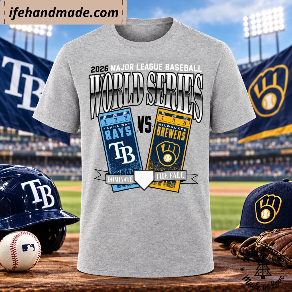 TB Rays Vs Brewers 2026 World Series Shirt