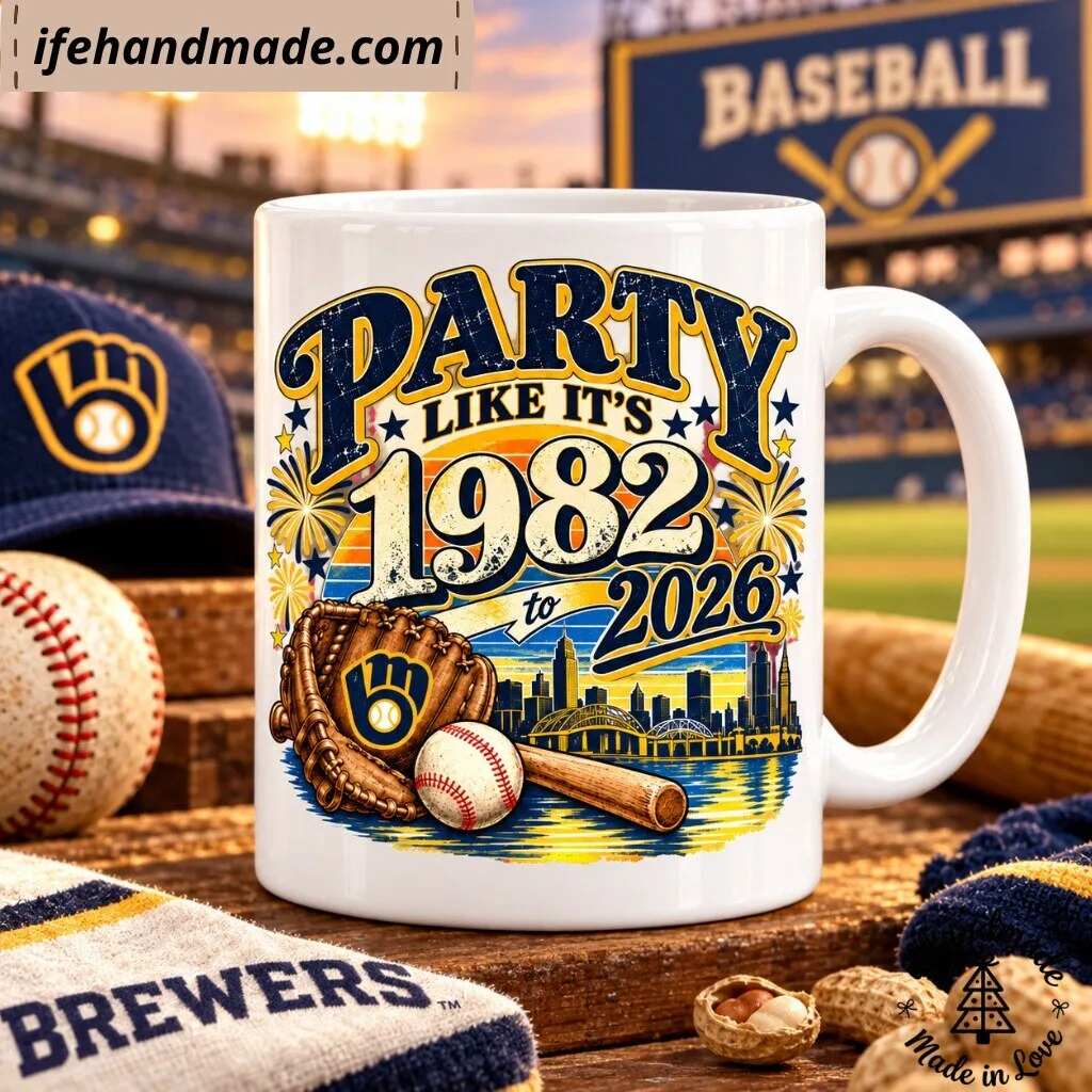 Milwaukee Brewers Party Like It's 1982 to 2026 Coffee Mug