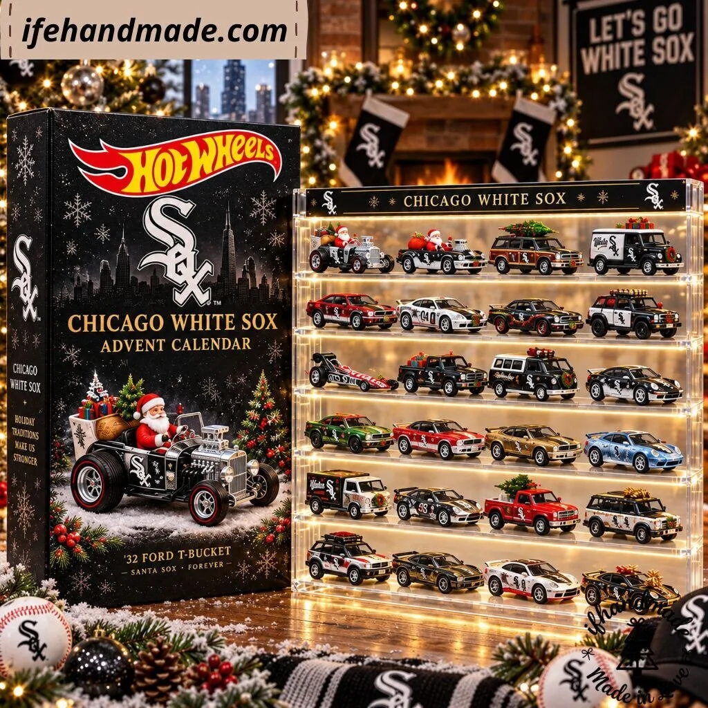 Hot Wheels Chicago White Sox Blind Box Advent Calendar 6 Hot Wheels Chicago White Sox Blind Box Advent Calendar