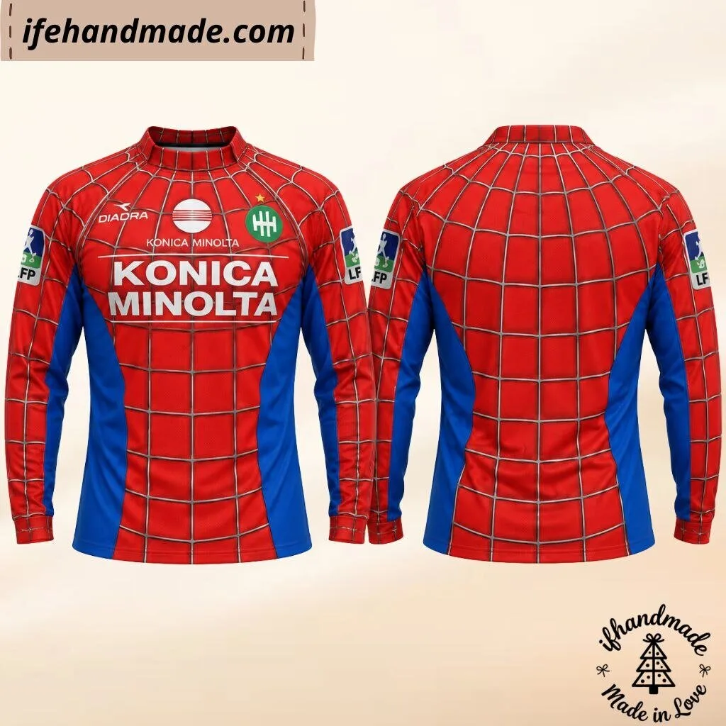 Jérémie Janot Spider-Man Saint-Étienne Kit Long Sleeve Soccer Jersey