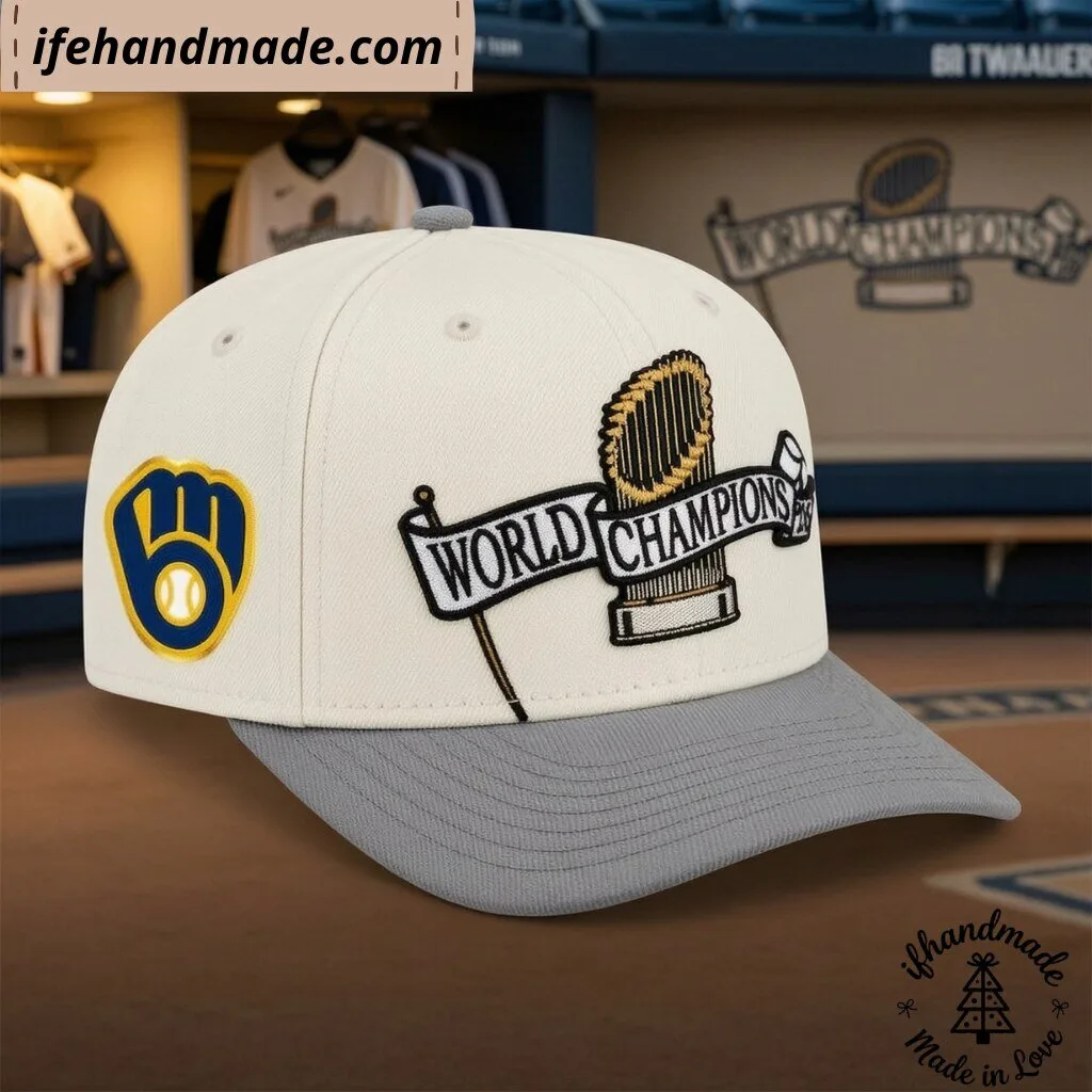 Brewers 2026 World Series Champions Locker Room Parade Cap Hat