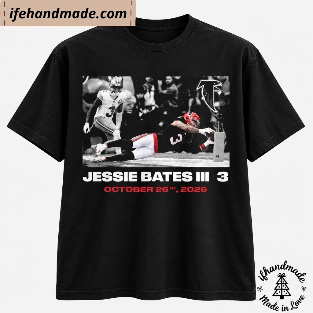 Falcons Jessie Bates III 3 October 25 2026 Shirt